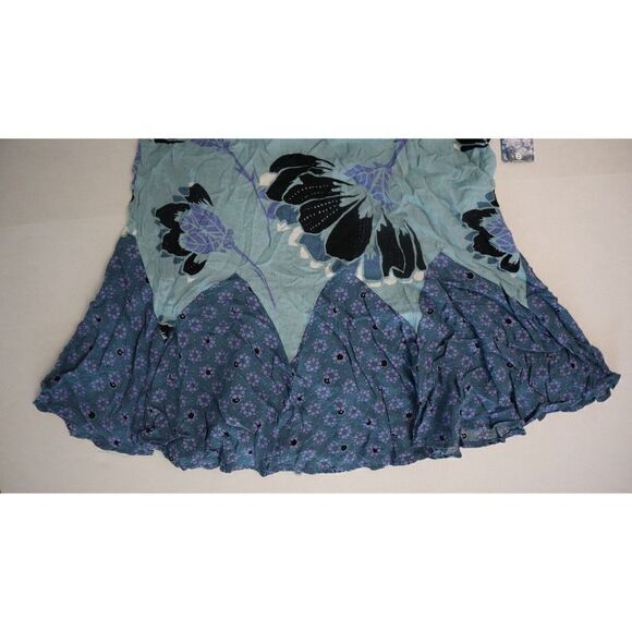 Free People OB564403 Womens Sz XS Blue "Someone Like You" Printed Slip Dress $88 - Picture 9 of 11